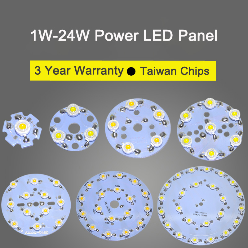 1W-24W High Power LED PCB Panel Board For Ceiling Light Lamps