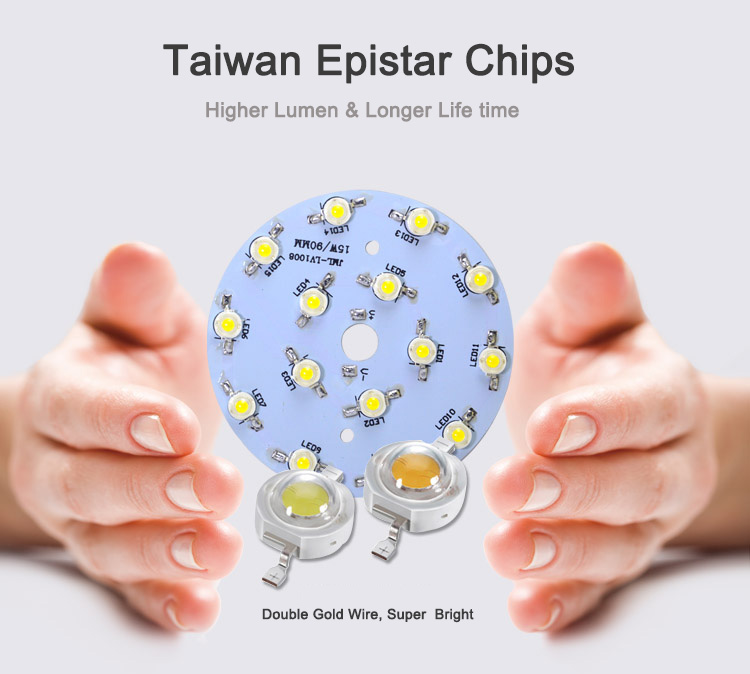 1W-24W High Power LED PCB Panel Board For Ceiling Light Lamps