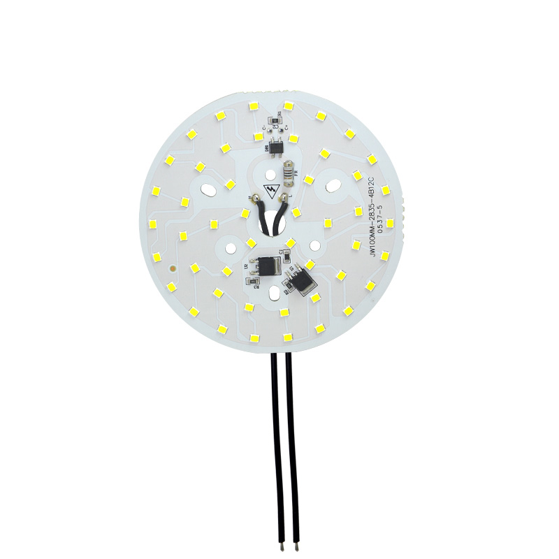 1W-24W AC220V Driver-free LED PCB Panel Board with 20mm Wire For Ceiling Light Lamps