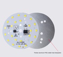 1W-24W AC220V Driver-free LED PCB Panel Board with 20mm Wire For Ceiling Light Lamps